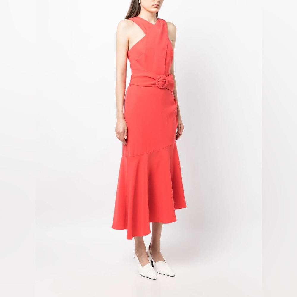 Sachin & Babi Naomi Belted Halter Dress Size 8 - Picture 12 of 16